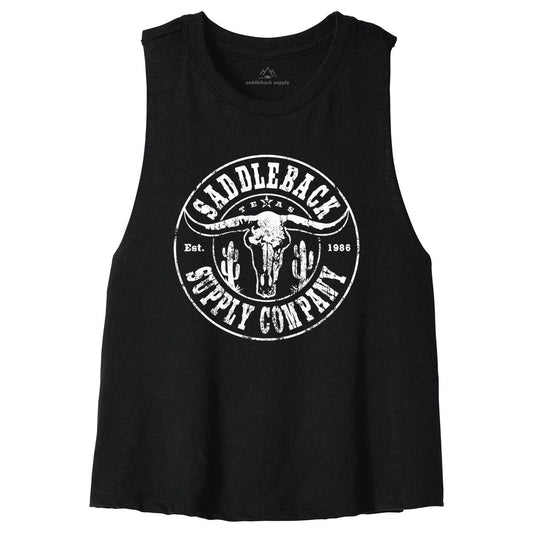 Saddleback Desert Skull Crop Top - Angler's Pro Tackle & Outdoors
