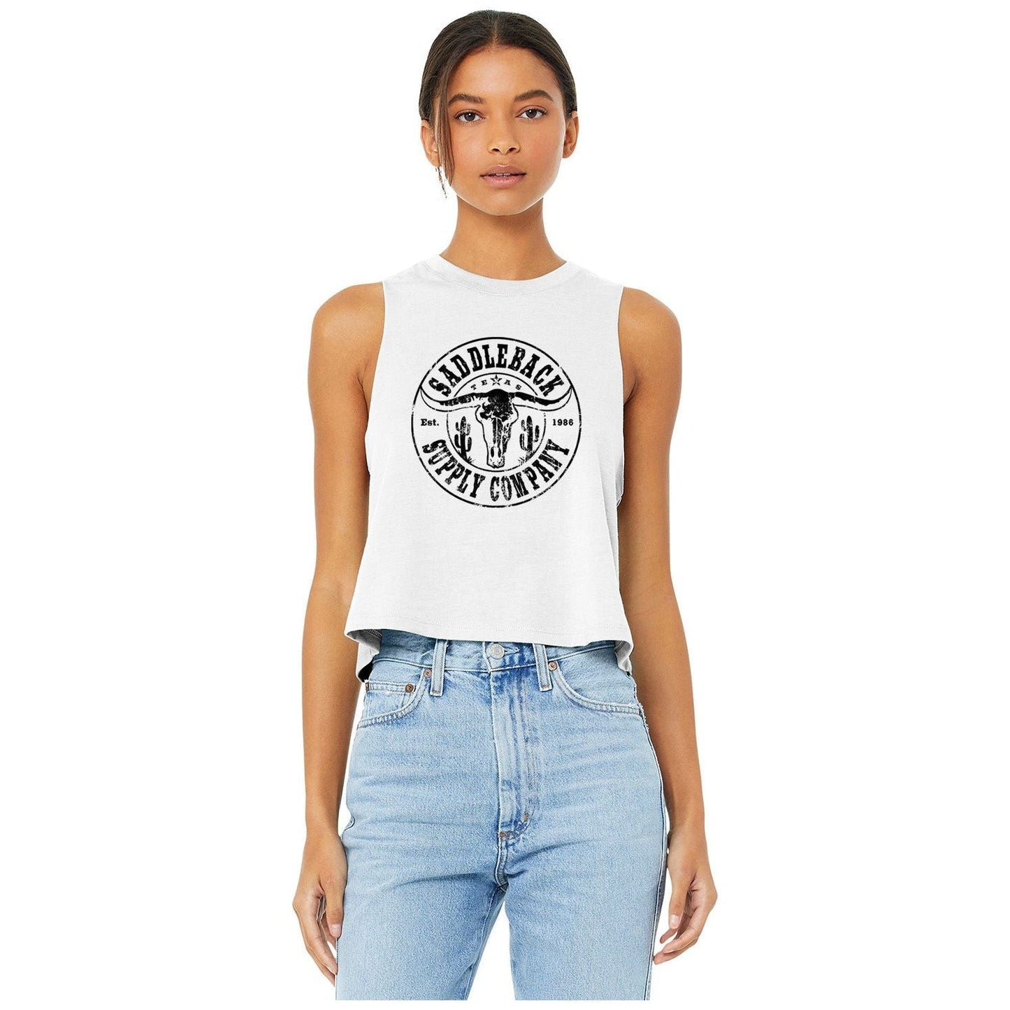 Saddleback Desert Skull Crop Top - Angler's Pro Tackle & Outdoors