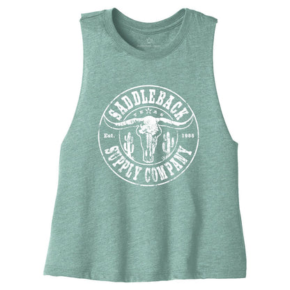 Saddleback Desert Skull Crop Top - Angler's Pro Tackle & Outdoors