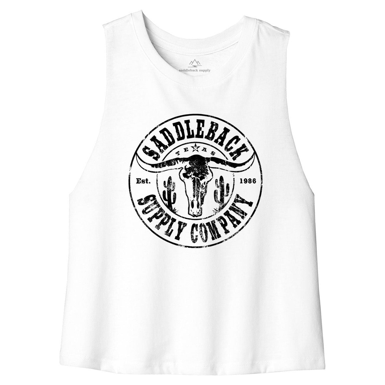 Saddleback Desert Skull Crop Top - Angler's Pro Tackle & Outdoors