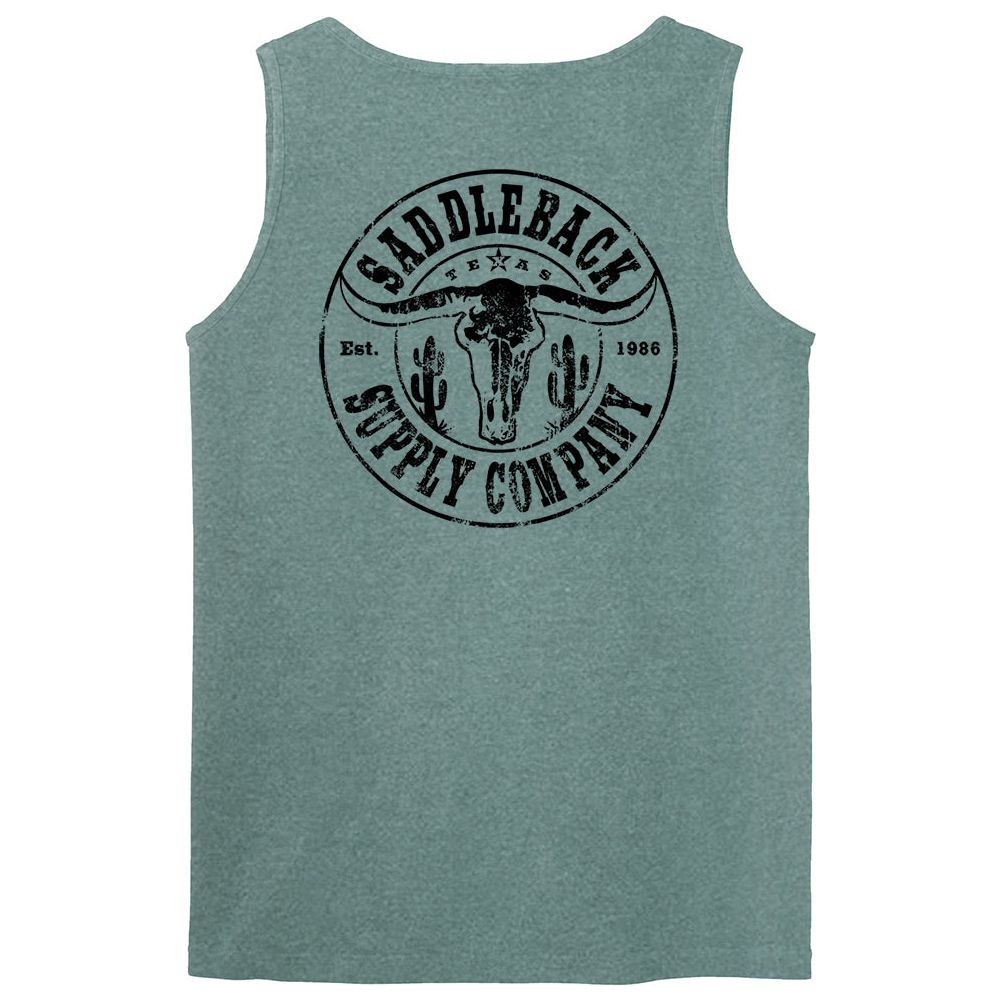 Saddleback Desert Skull Pigment Tank Top - Angler's Pro Tackle & Outdoors