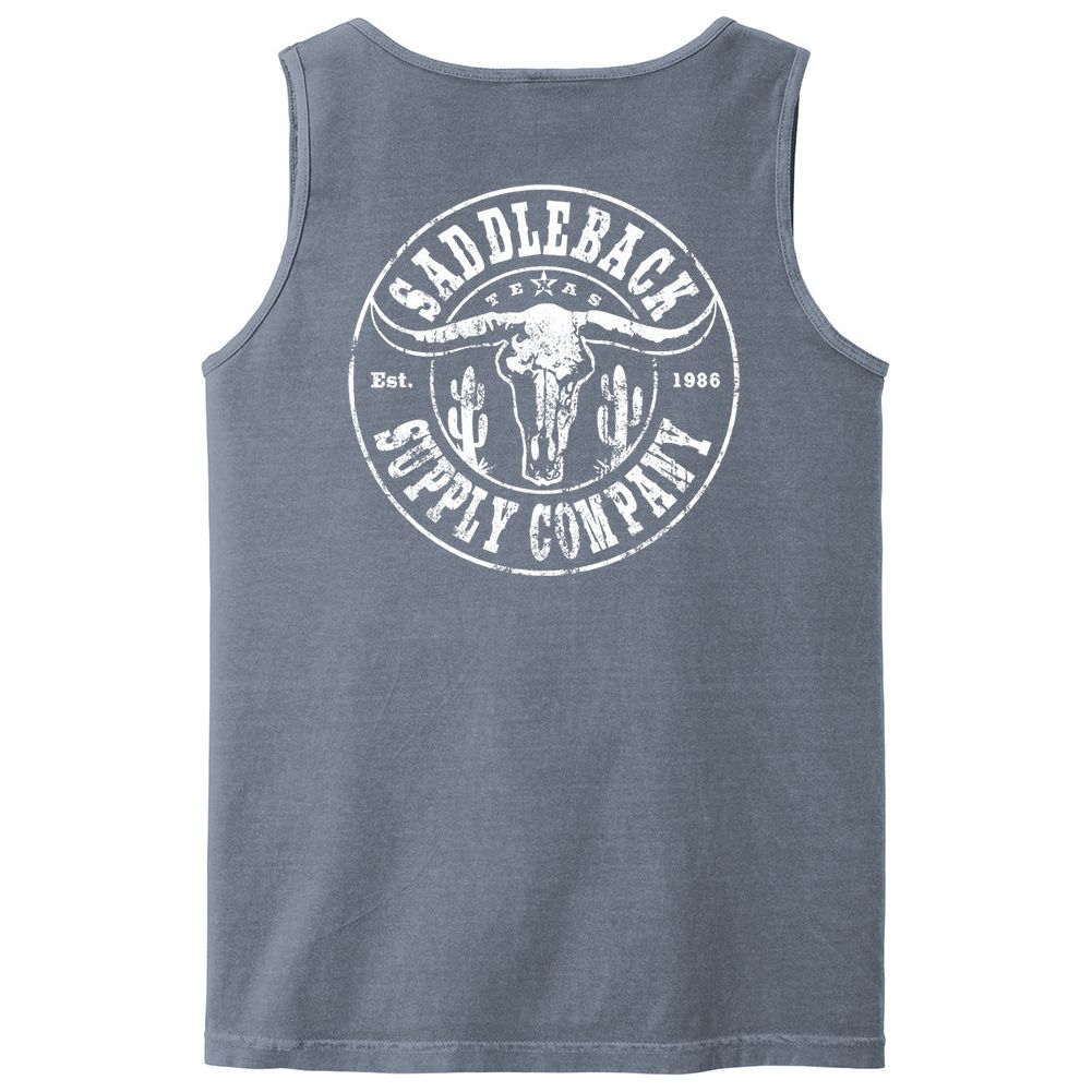 Saddleback Desert Skull Pigment Tank Top - Angler's Pro Tackle & Outdoors