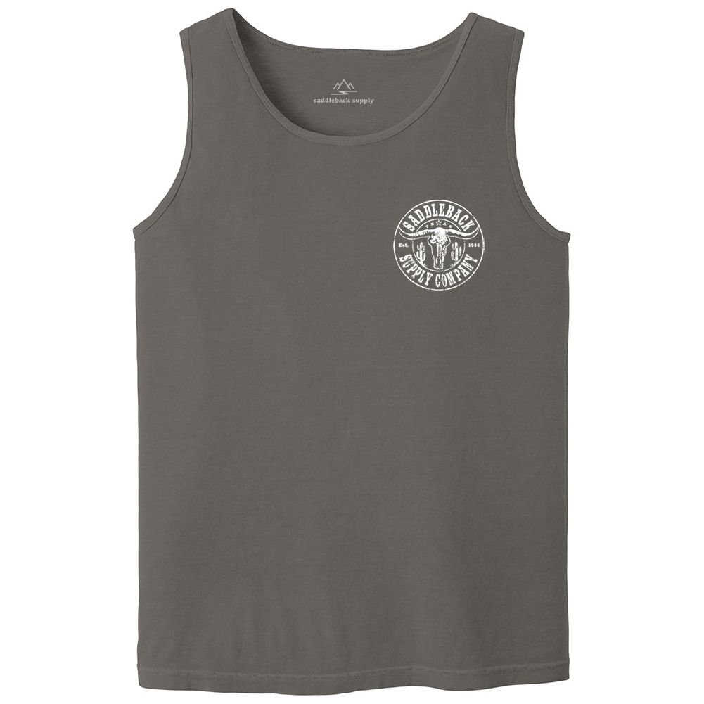 Saddleback Desert Skull Pigment Tank Top - Angler's Pro Tackle & Outdoors