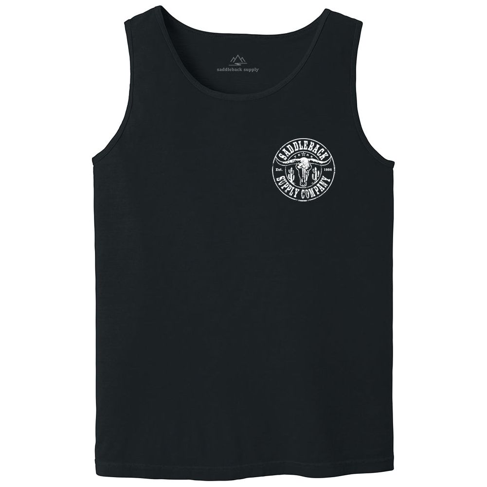 Saddleback Desert Skull Pigment Tank Top - Angler's Pro Tackle & Outdoors