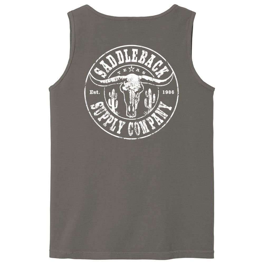 Saddleback Desert Skull Pigment Tank Top - Angler's Pro Tackle & Outdoors