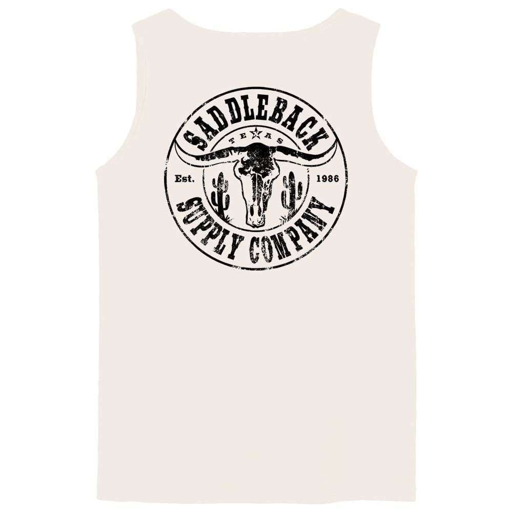 Saddleback Desert Skull Pigment Tank Top - Angler's Pro Tackle & Outdoors