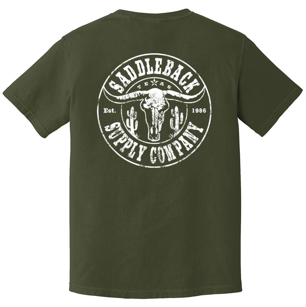 Saddleback Desert Skull Pigment Tee - Angler's Pro Tackle & Outdoors