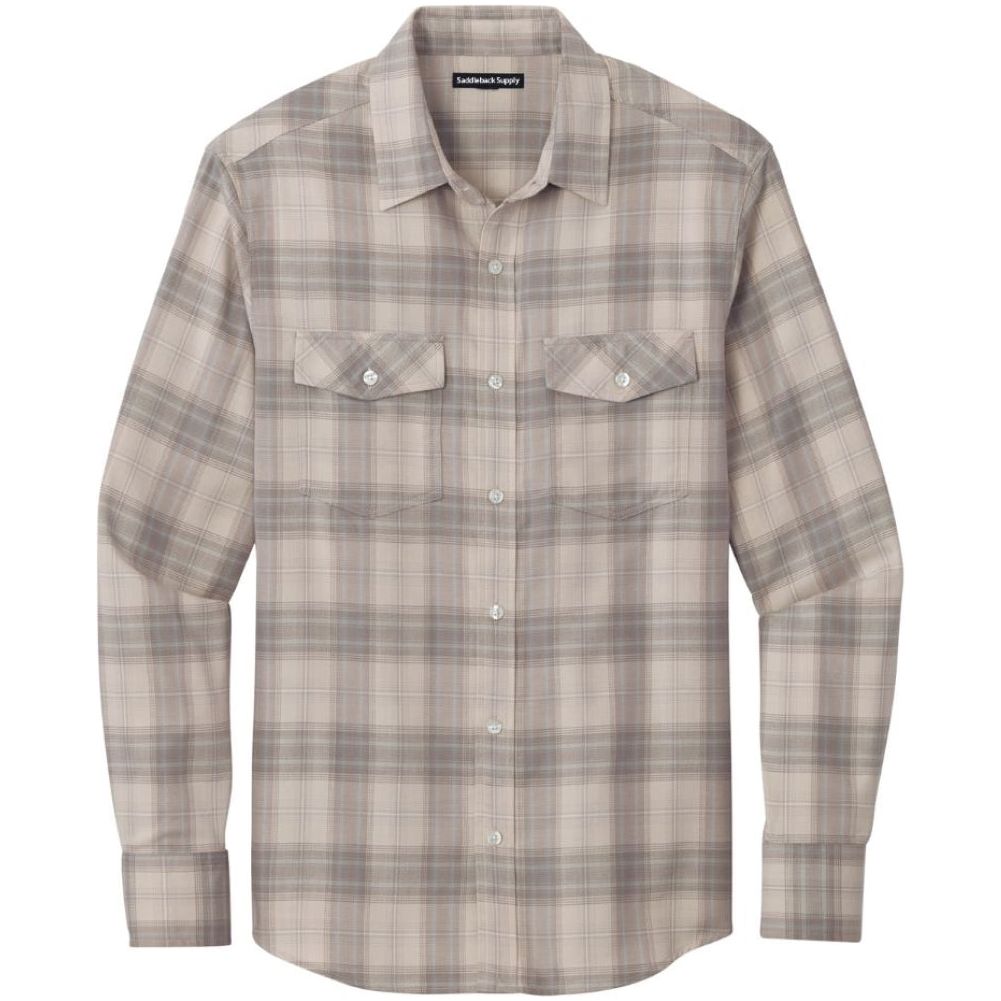 Saddleback Frost Grey Premium Flannel - Angler's Pro Tackle & Outdoors