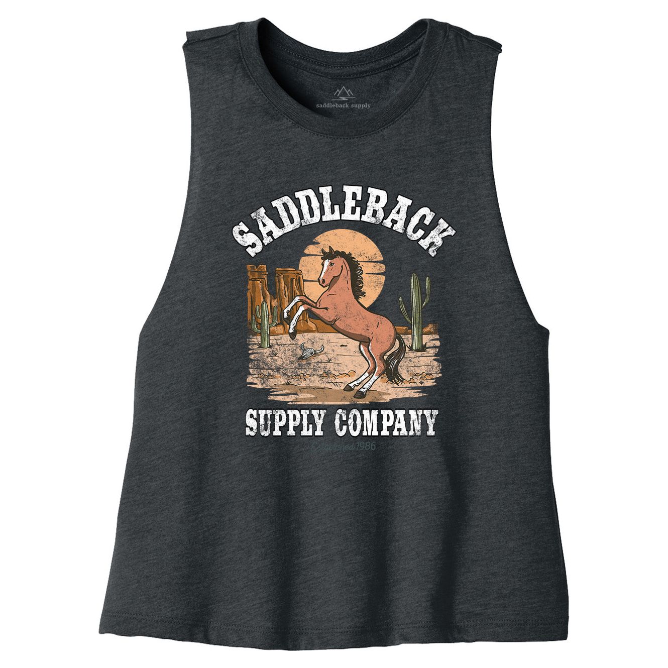 Saddleback Horse with No Name Crop Top - Angler's Pro Tackle & Outdoors