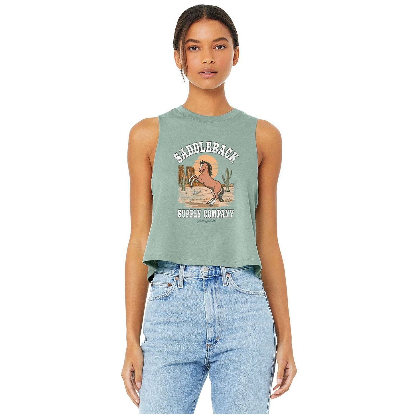 Saddleback Horse with No Name Crop Top - Angler's Pro Tackle & Outdoors