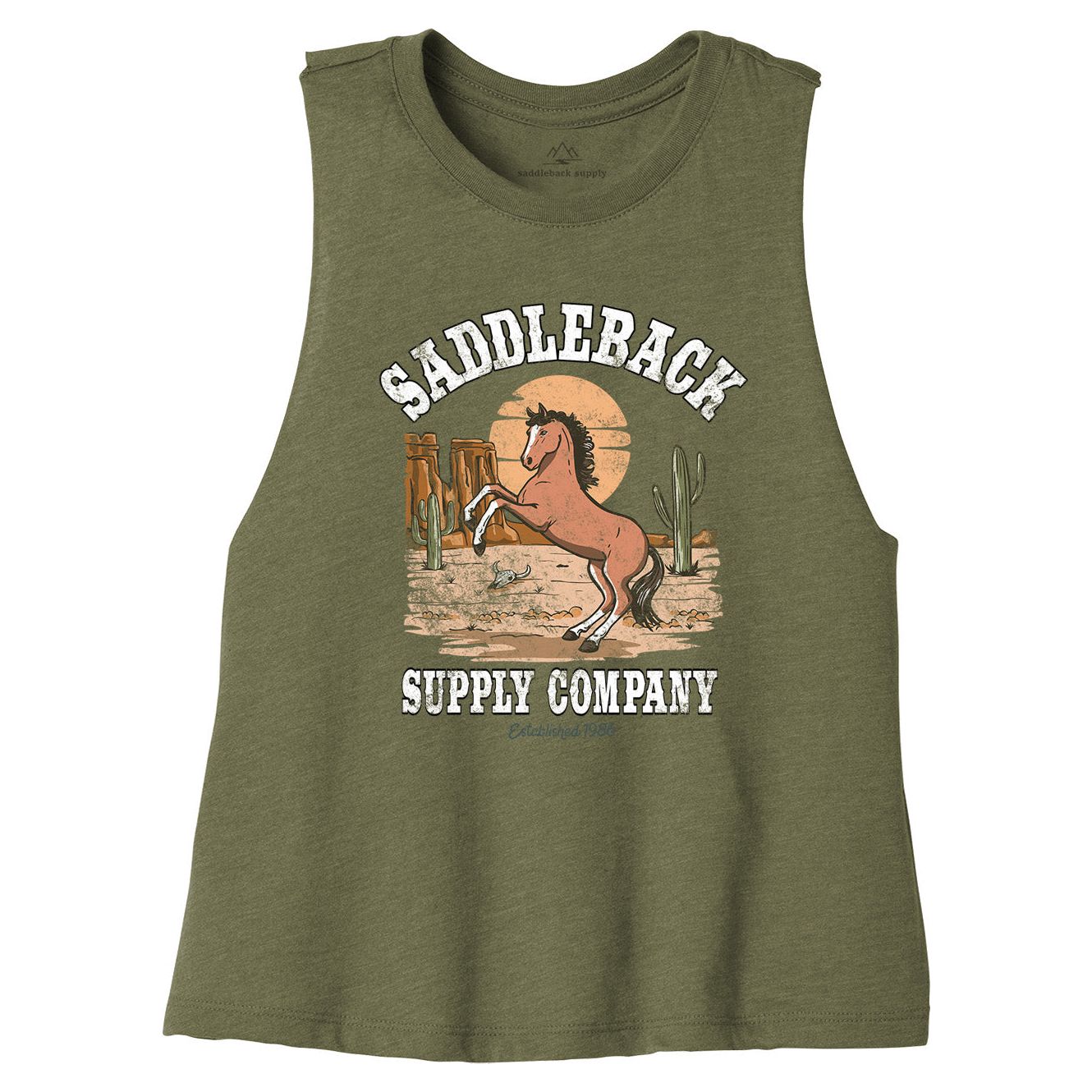 Saddleback Horse with No Name Crop Top - Angler's Pro Tackle & Outdoors