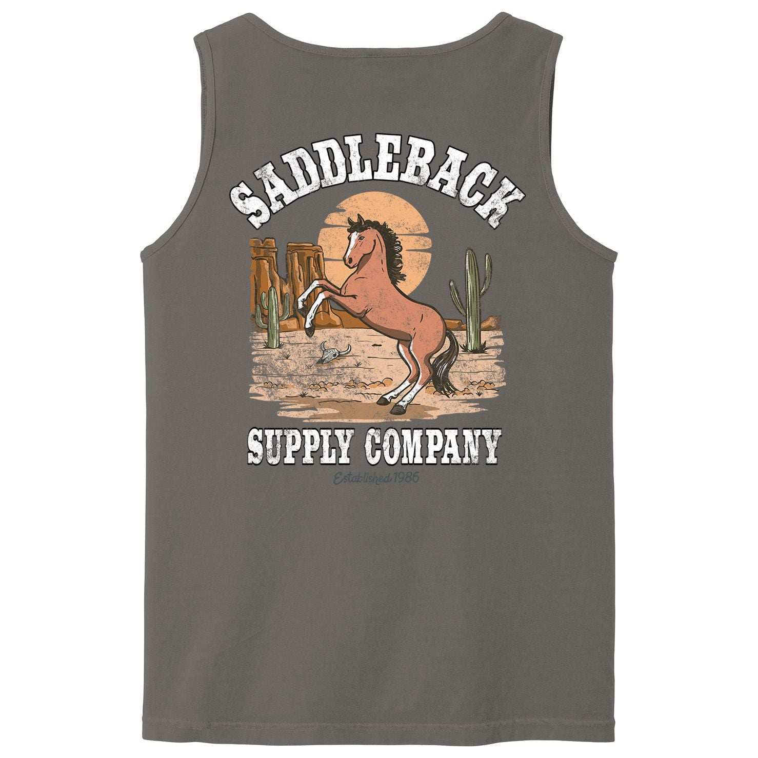 Saddleback Horse with No Name Pigment Tank Top - Angler's Pro Tackle & Outdoors