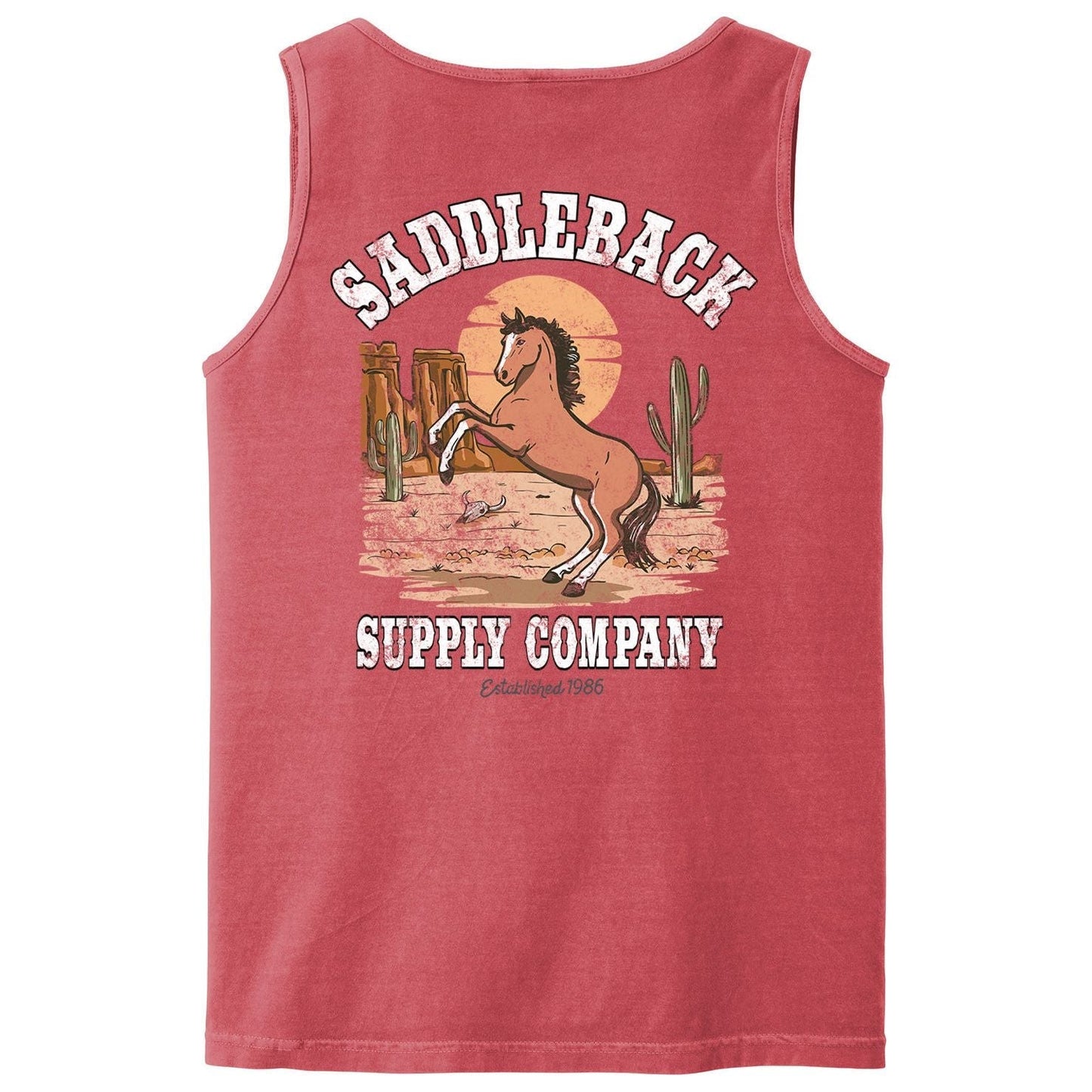 Saddleback Horse with No Name Pigment Tank Top - Angler's Pro Tackle & Outdoors