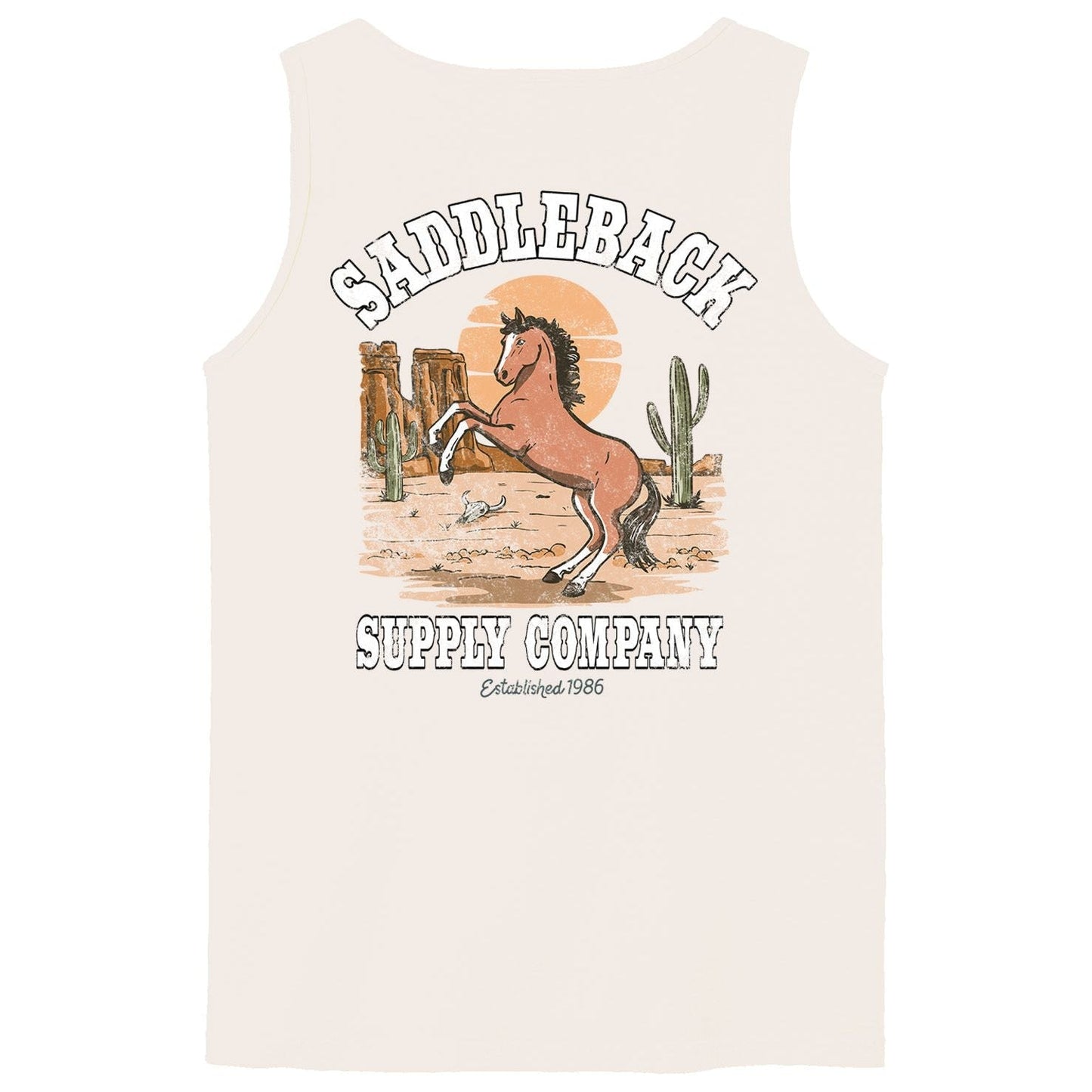 Saddleback Horse with No Name Pigment Tank Top - Angler's Pro Tackle & Outdoors