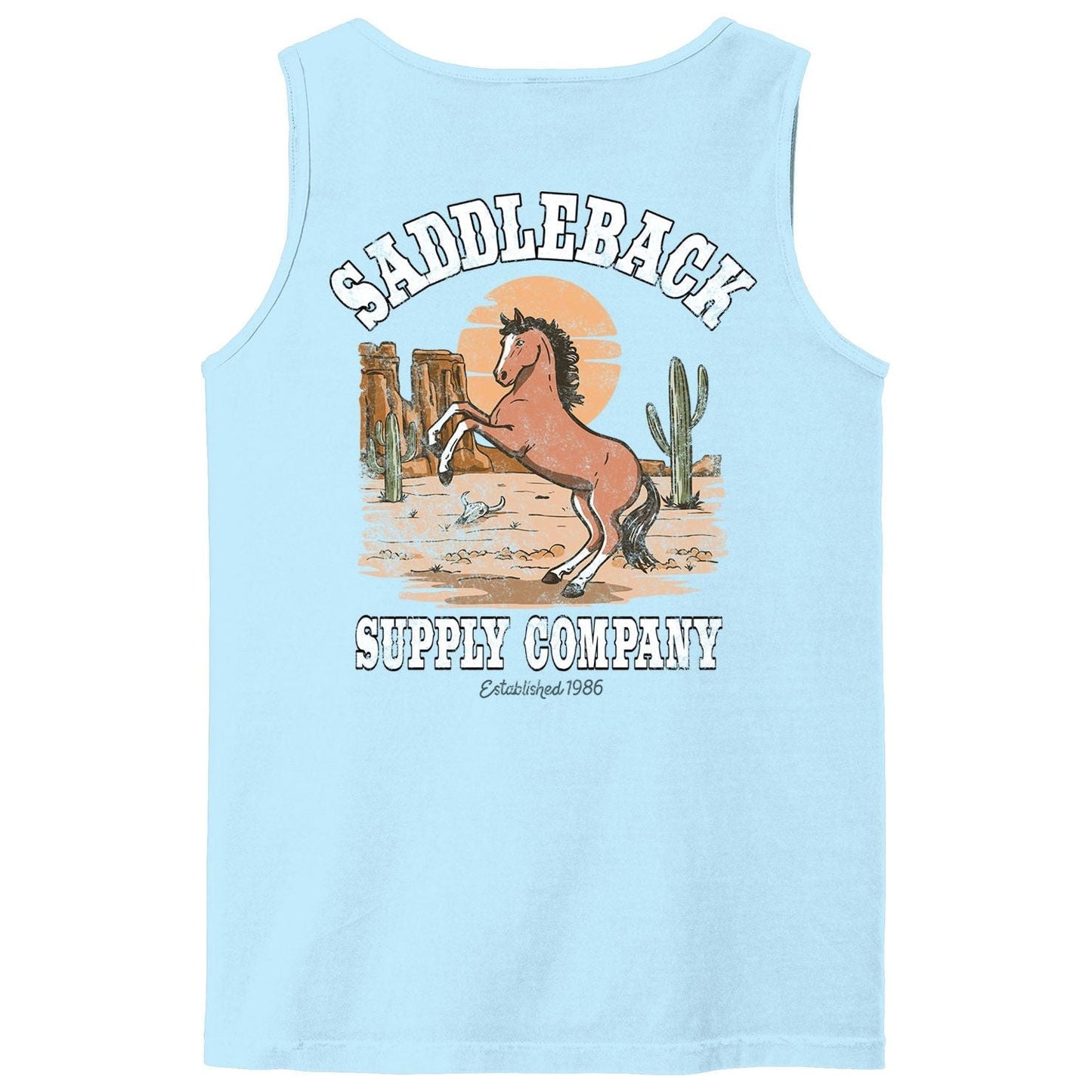 Saddleback Horse with No Name Pigment Tank Top - Angler's Pro Tackle & Outdoors