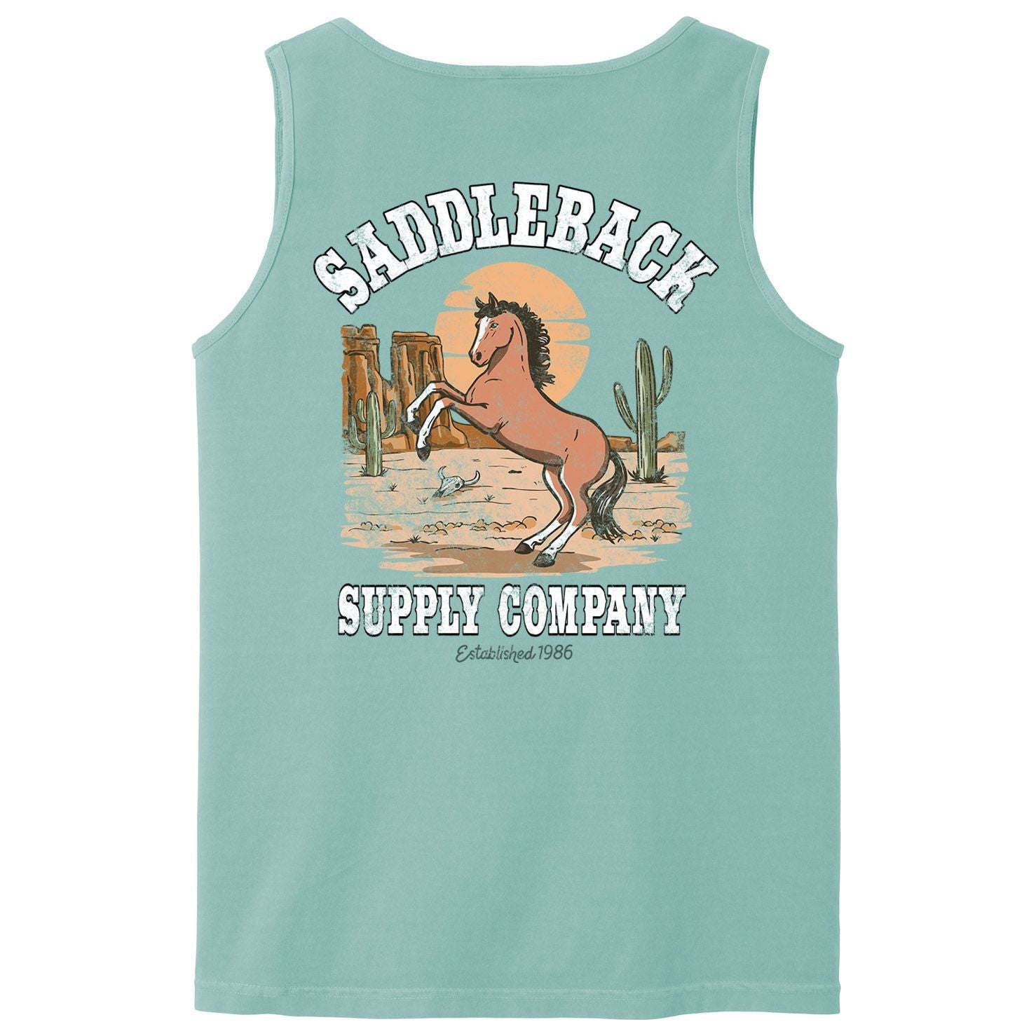 Saddleback Horse with No Name Pigment Tank Top - Angler's Pro Tackle & Outdoors