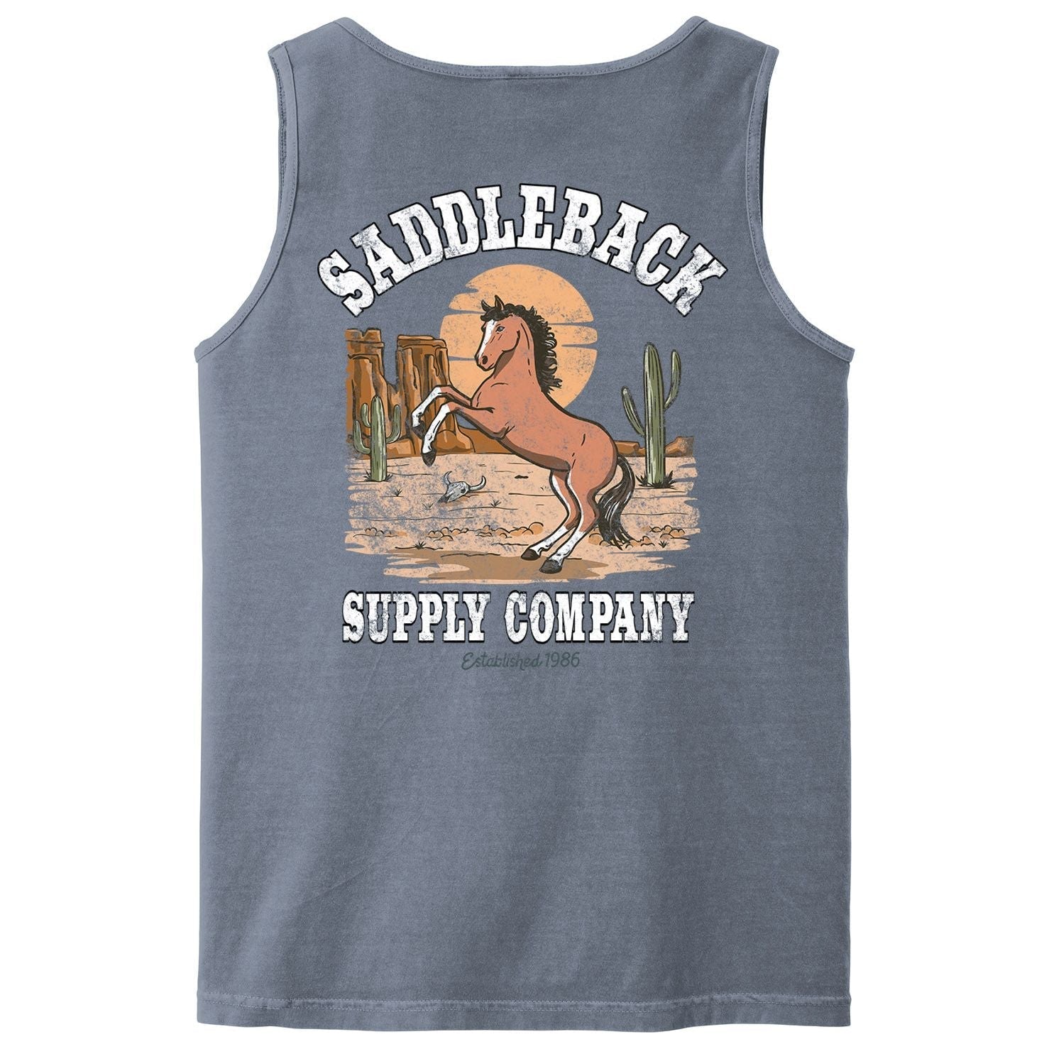 Saddleback Horse with No Name Pigment Tank Top - Angler's Pro Tackle & Outdoors