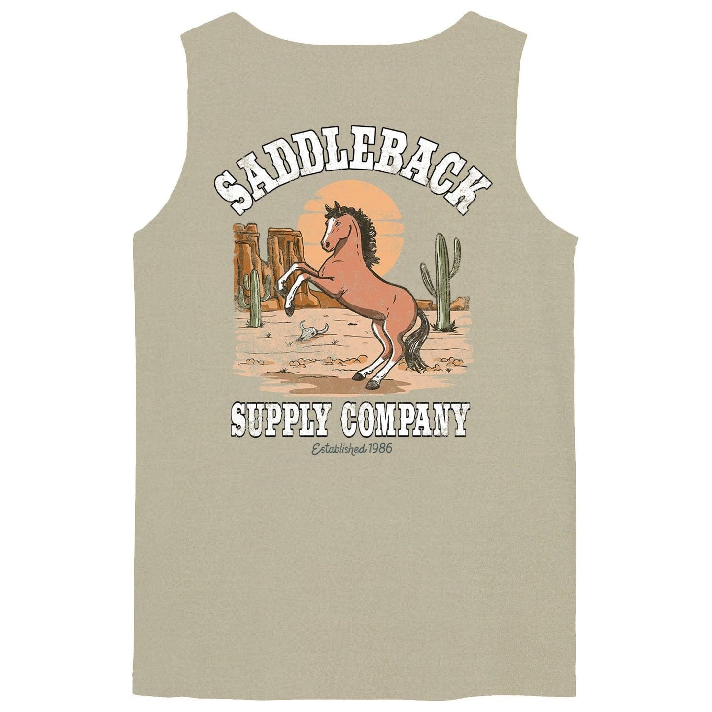 Saddleback Horse with No Name Pigment Tank Top - Angler's Pro Tackle & Outdoors