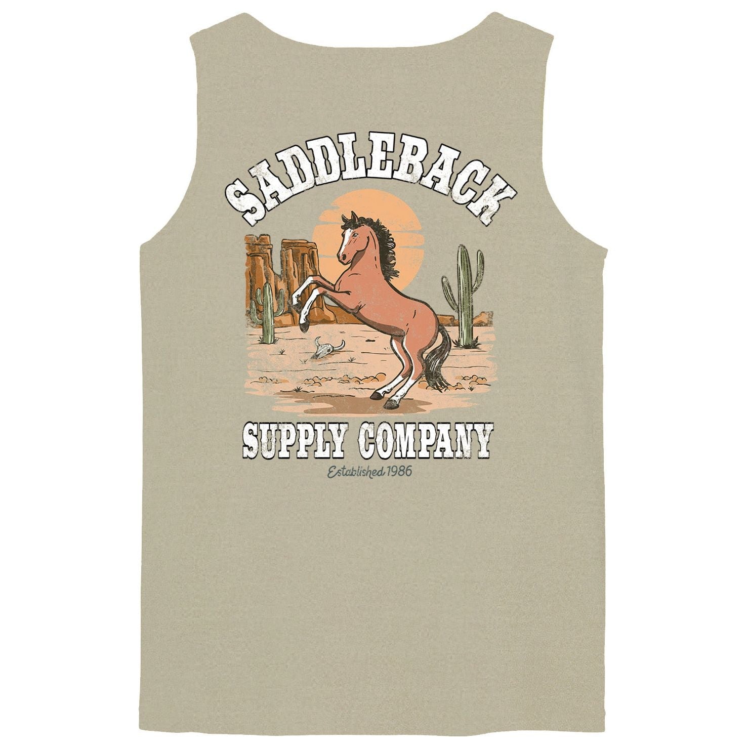 Saddleback Horse with No Name Pigment Tank Top - Angler's Pro Tackle & Outdoors