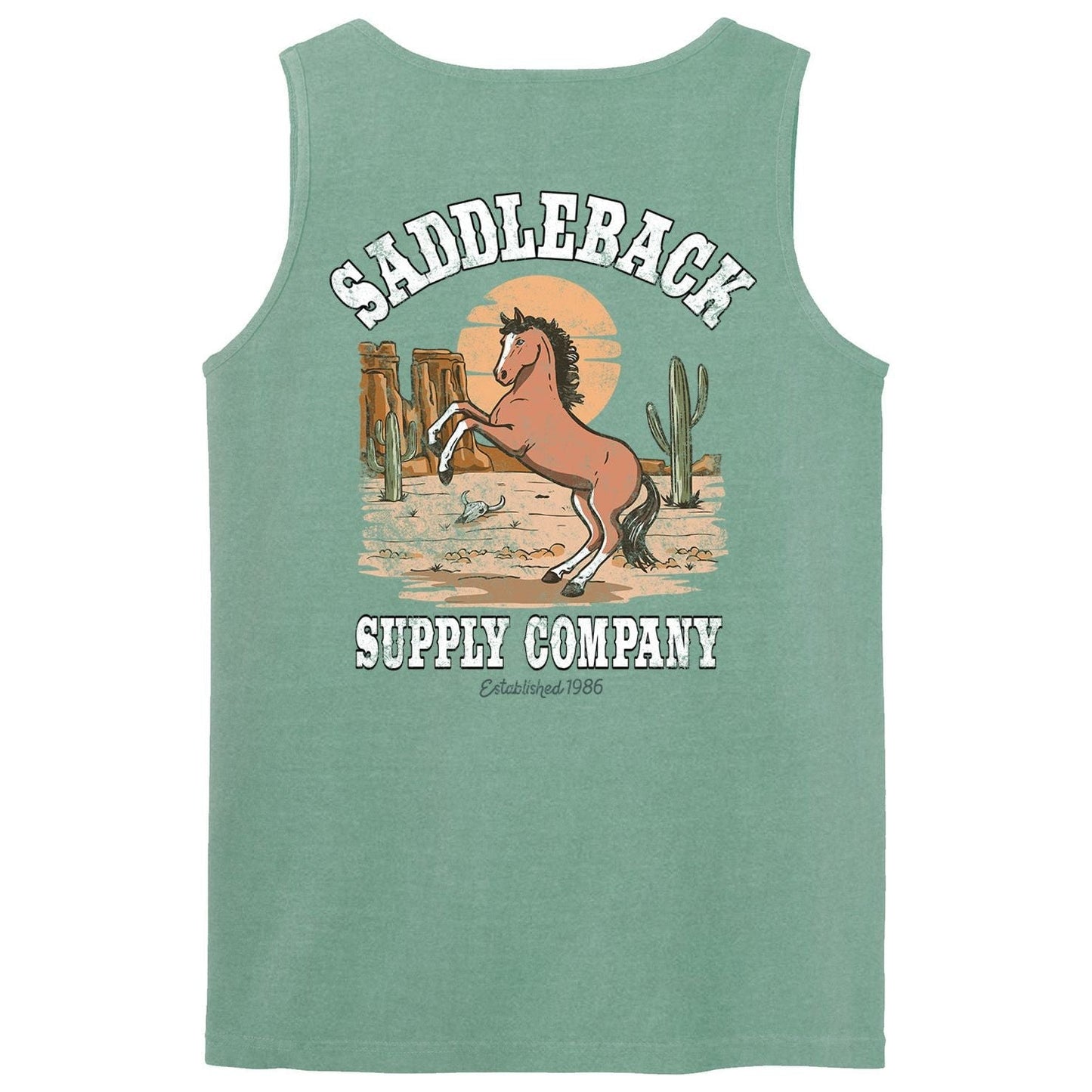 Saddleback Horse with No Name Pigment Tank Top - Angler's Pro Tackle & Outdoors