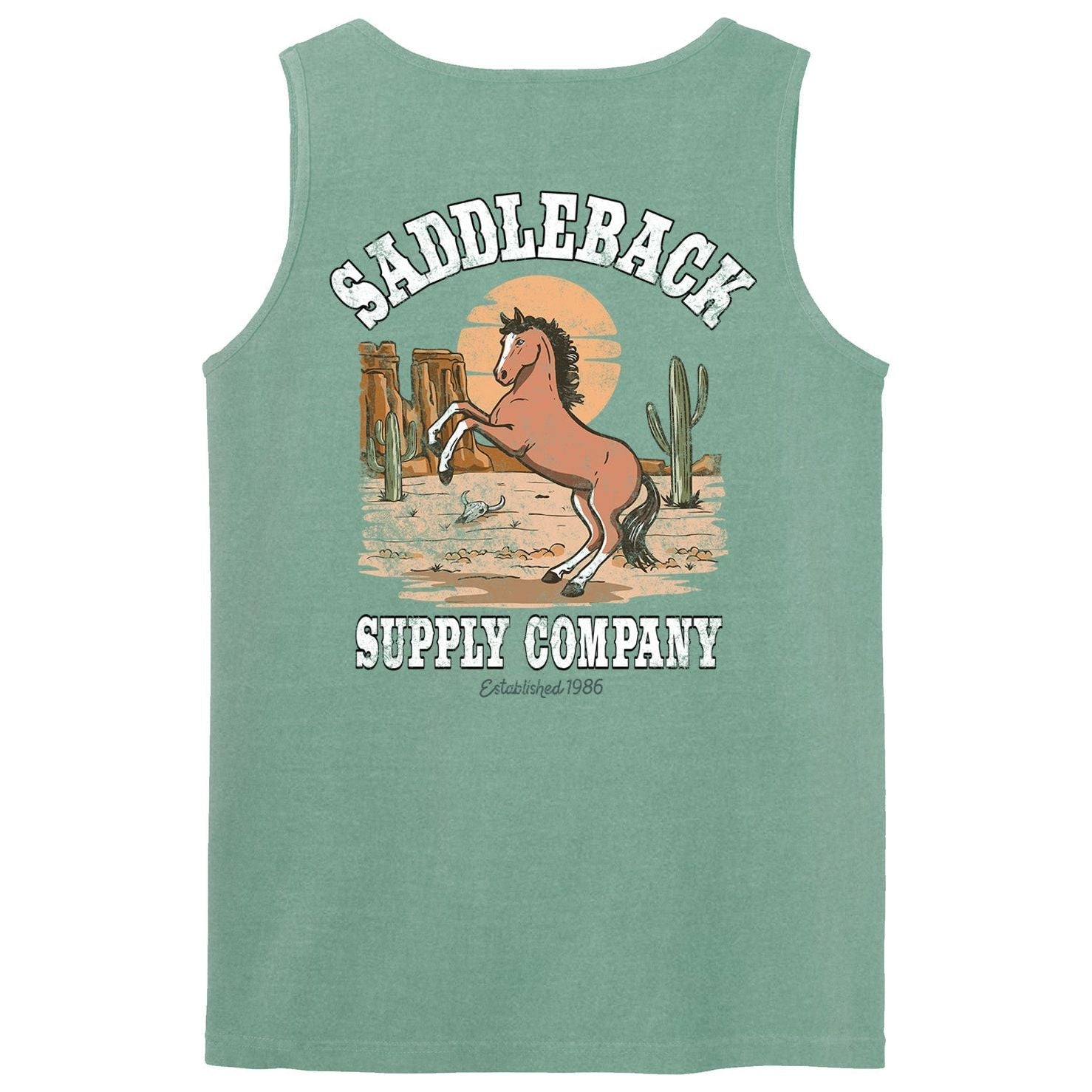 Saddleback Horse with No Name Pigment Tank Top - Angler's Pro Tackle & Outdoors