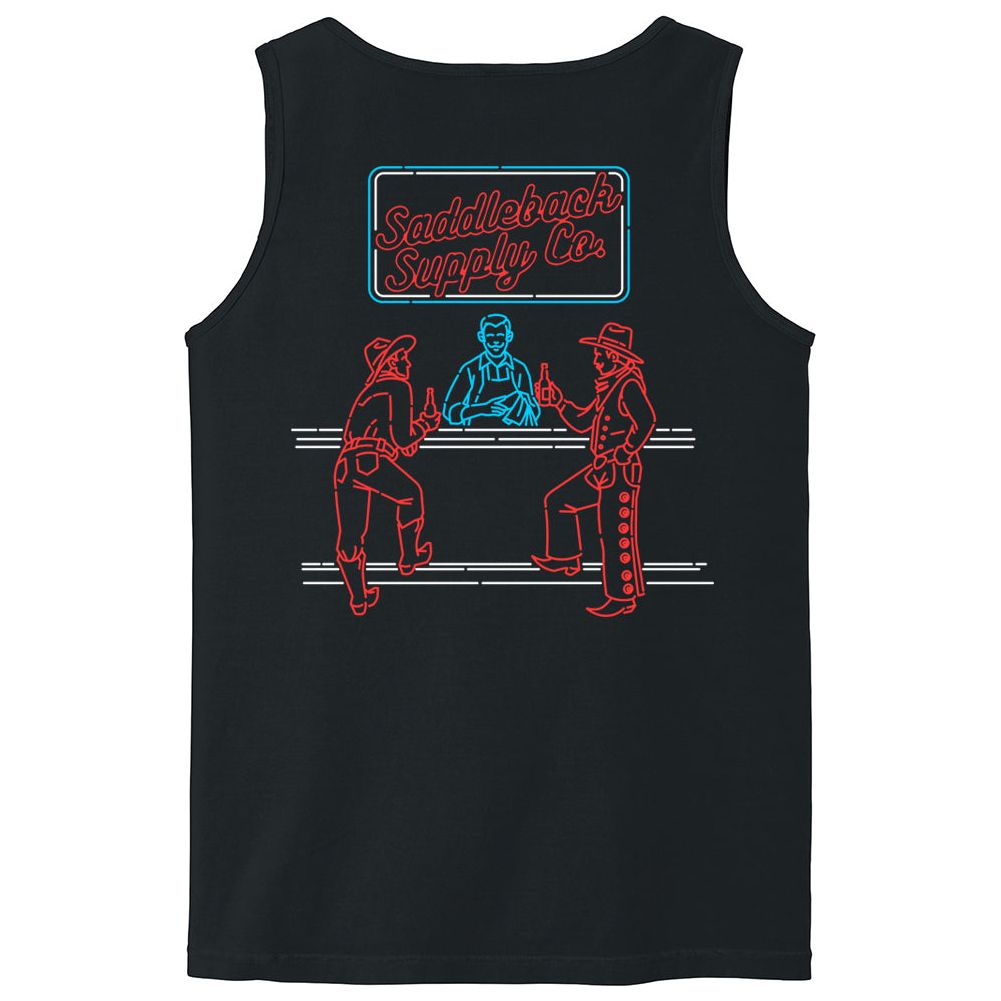 Saddleback Neon Lights Pigment Tank Top - Angler's Pro Tackle & Outdoors