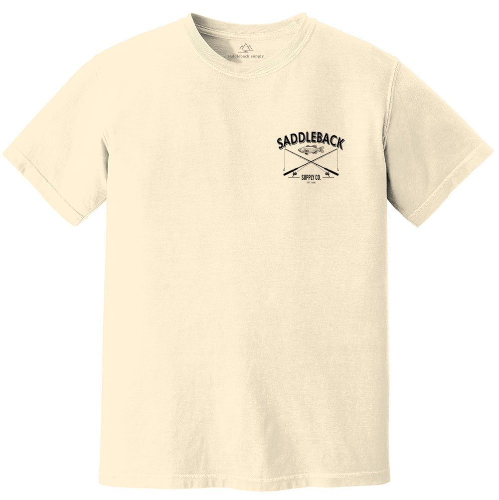 Saddleback Out Fishin' Pigment Tee - Angler's Pro Tackle & Outdoors