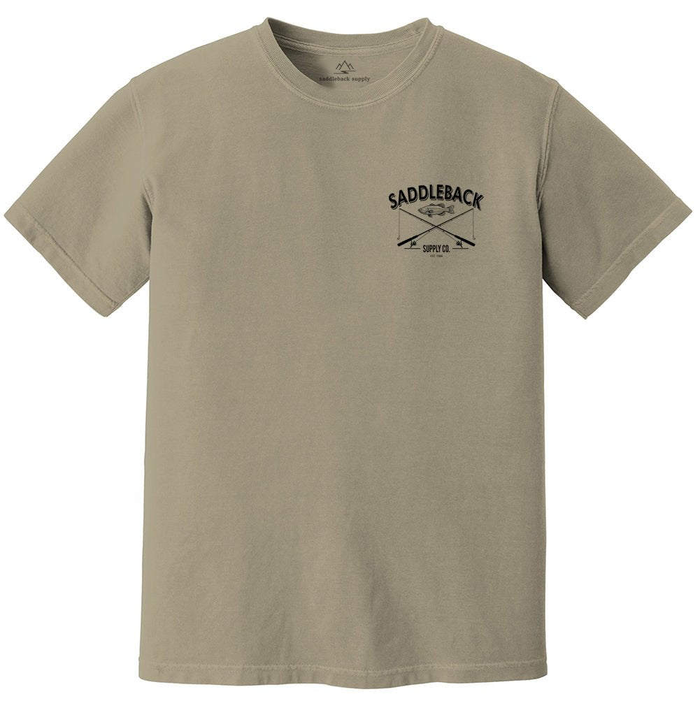 Saddleback Out Fishin' Pigment Tee - Angler's Pro Tackle & Outdoors