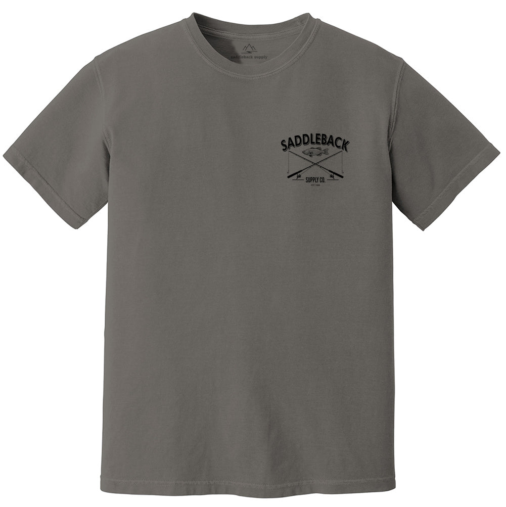 Saddleback Out Fishin' Pigment Tee - Angler's Pro Tackle & Outdoors