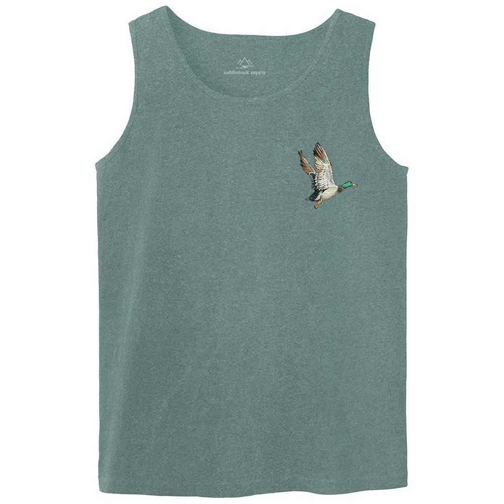 Saddleback Shoot 'Em Pigment Tank Top - Angler's Pro Tackle & Outdoors