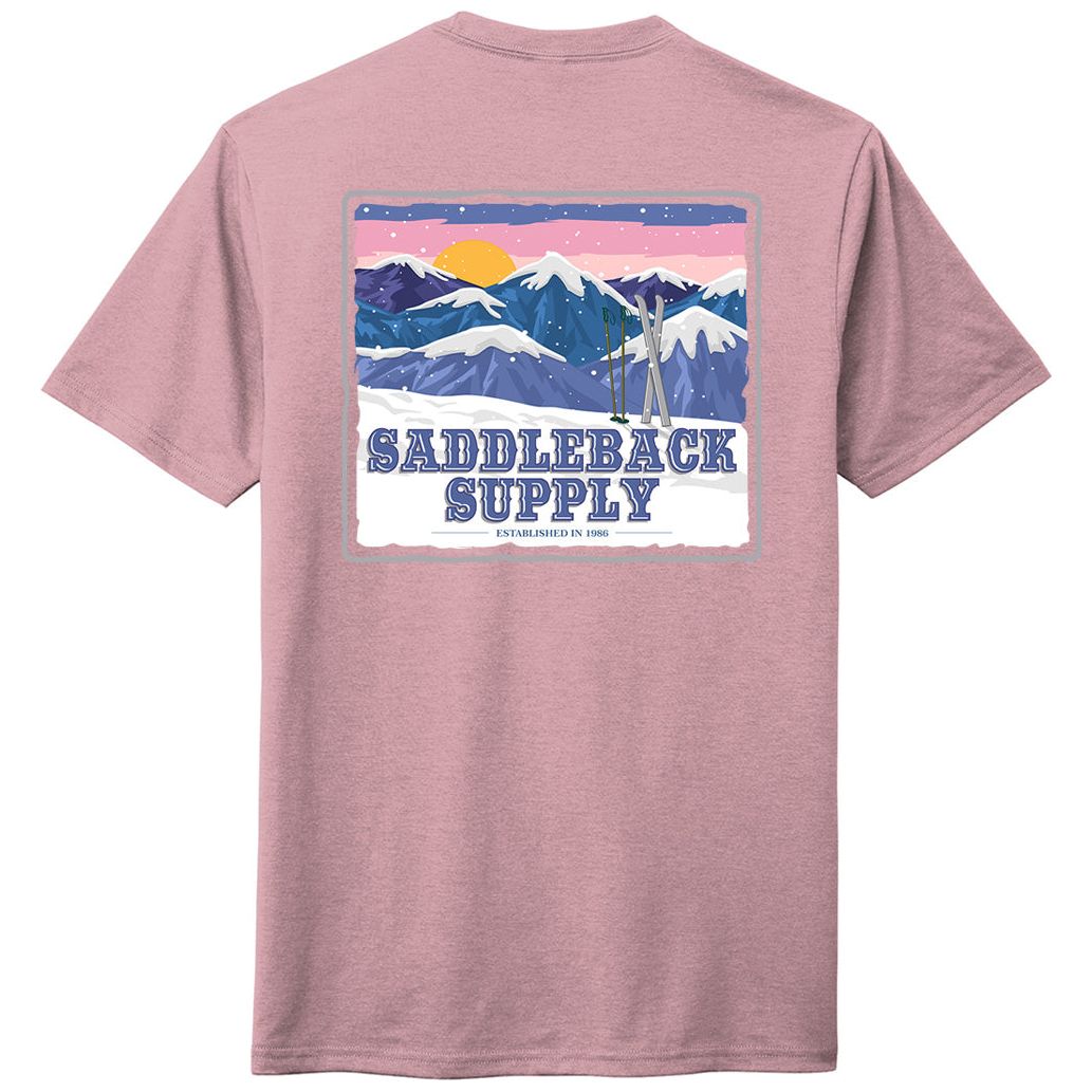 Saddleback Snowy Peaks Lightweight Tee - Angler's Pro Tackle & Outdoors