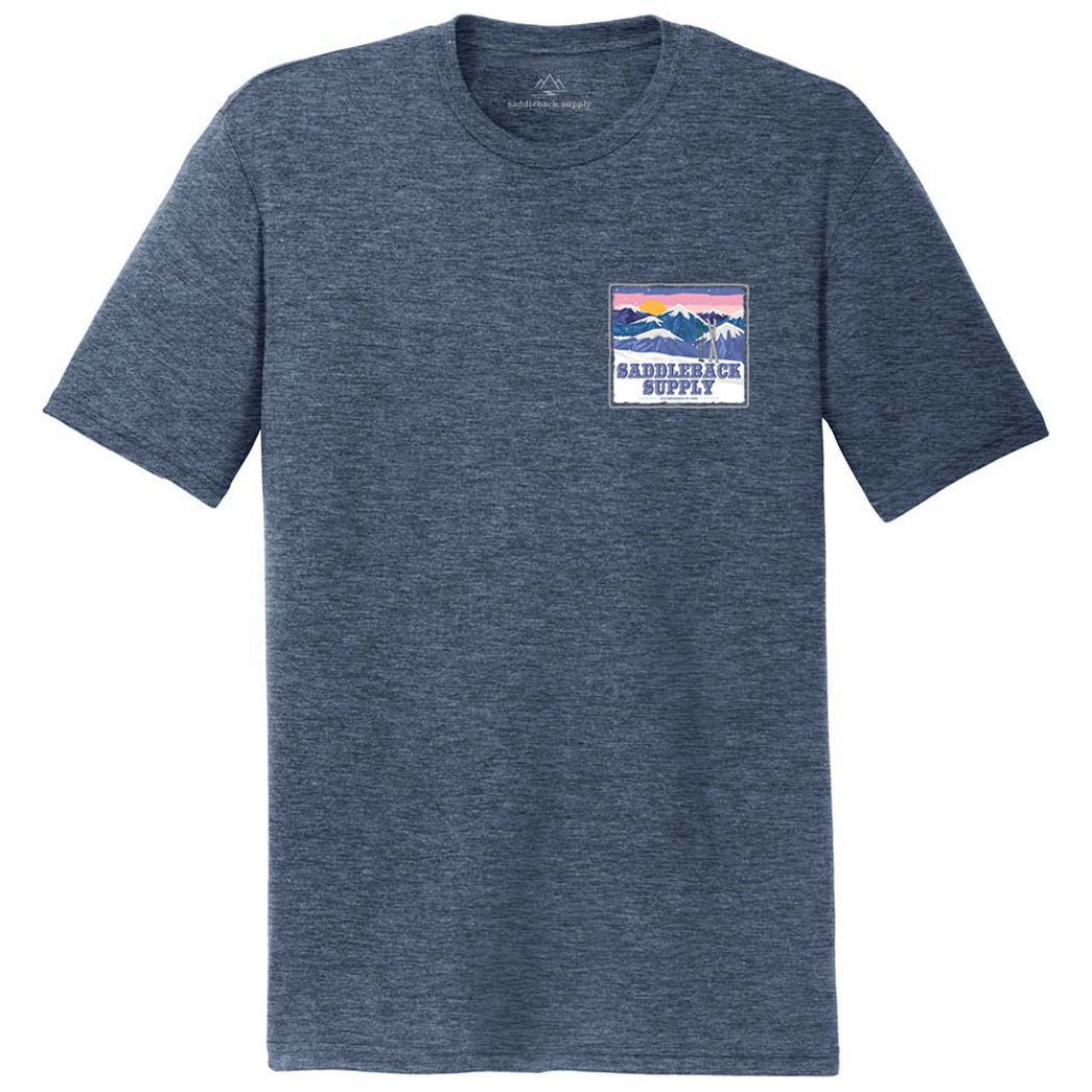 Saddleback Snowy Peaks Lightweight Tee - Angler's Pro Tackle & Outdoors