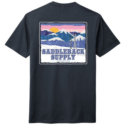 Saddleback Snowy Peaks Lightweight Tee - Angler's Pro Tackle & Outdoors