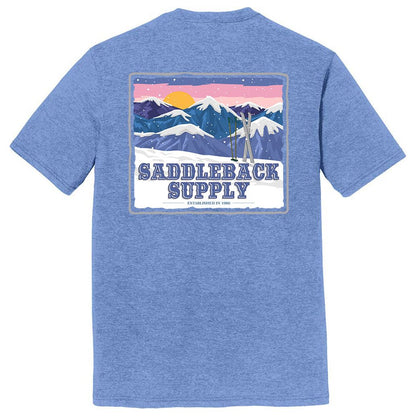 Saddleback Snowy Peaks Lightweight Tee - Angler's Pro Tackle & Outdoors