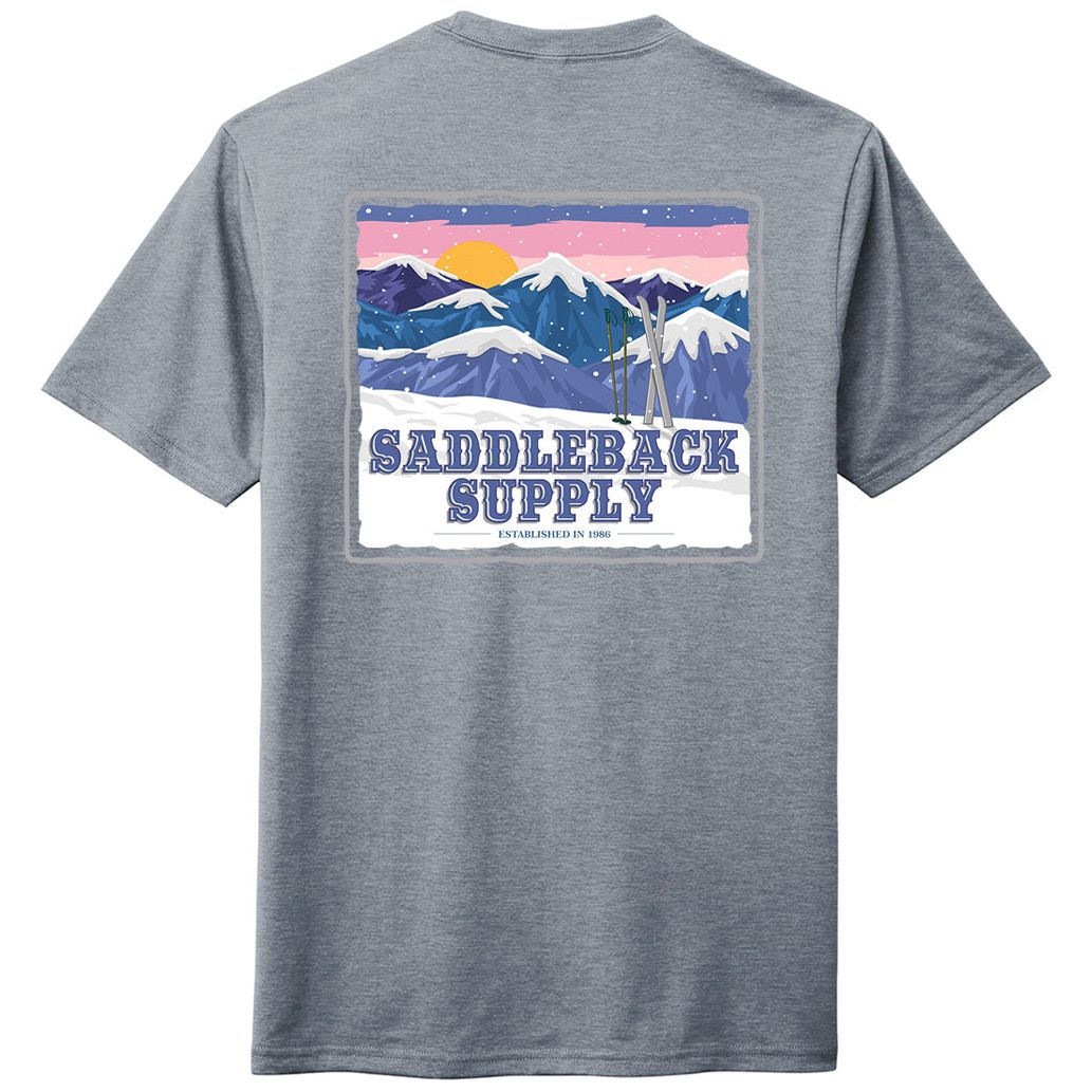 Saddleback Snowy Peaks Lightweight Tee - Angler's Pro Tackle & Outdoors
