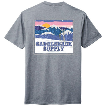 Saddleback Snowy Peaks Lightweight Tee - Angler's Pro Tackle & Outdoors