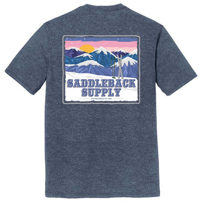 Saddleback Snowy Peaks Lightweight Tee - Angler's Pro Tackle & Outdoors