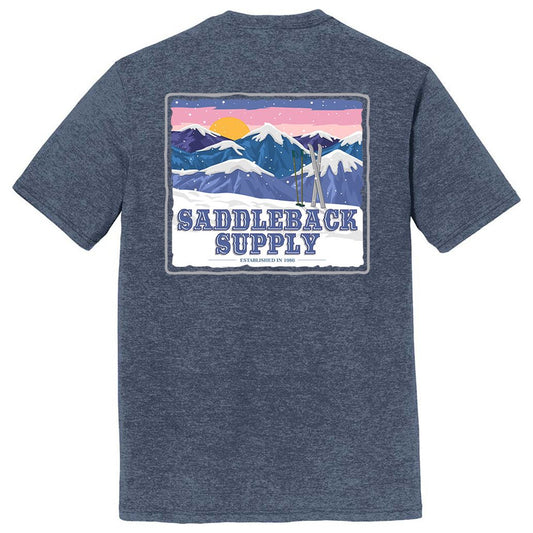 Saddleback Snowy Peaks Lightweight Tee - Angler's Pro Tackle & Outdoors