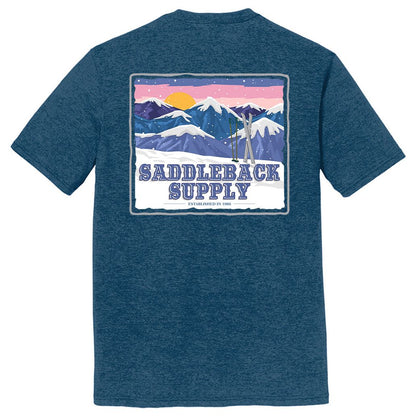 Saddleback Snowy Peaks Lightweight Tee - Angler's Pro Tackle & Outdoors
