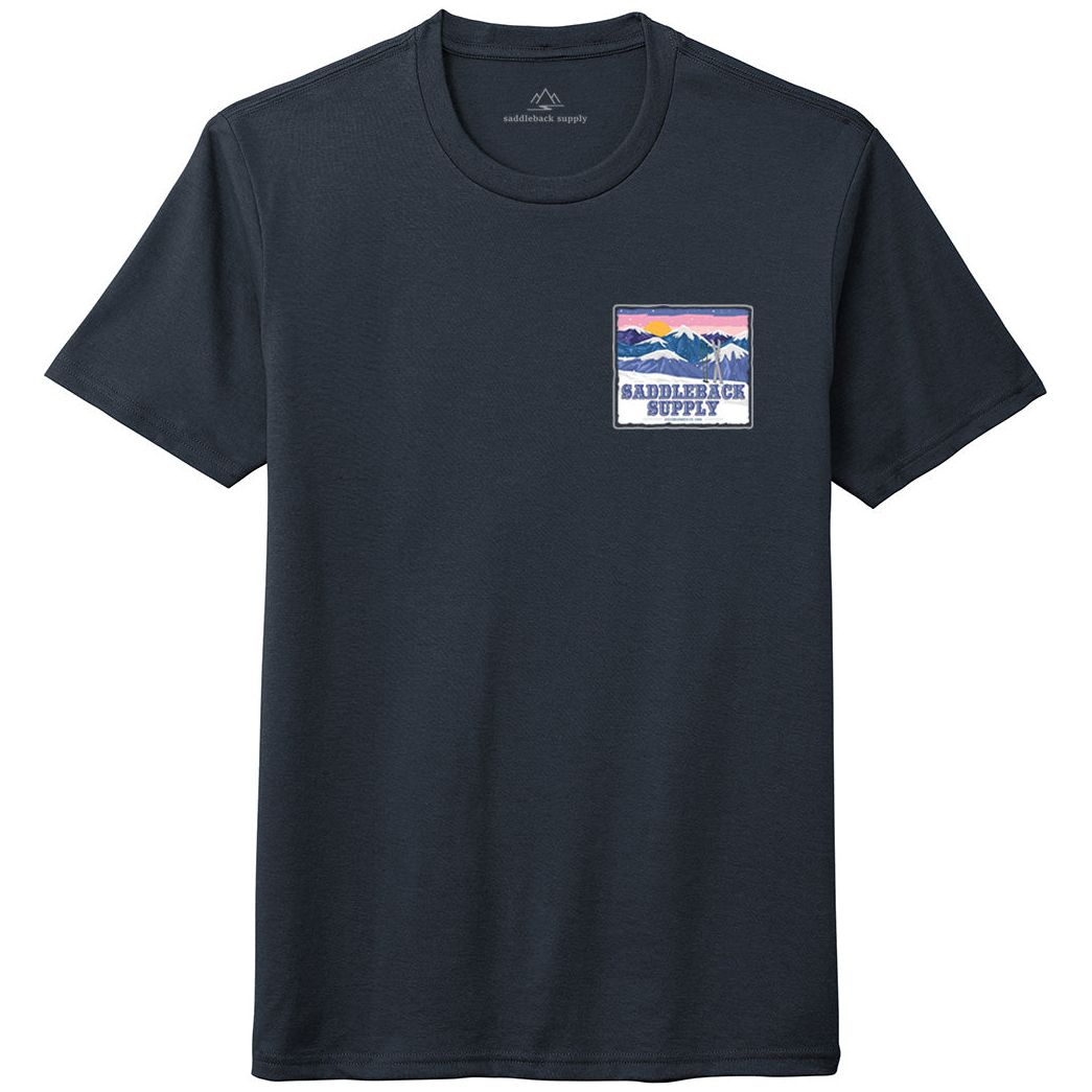 Saddleback Snowy Peaks Lightweight Tee - Angler's Pro Tackle & Outdoors
