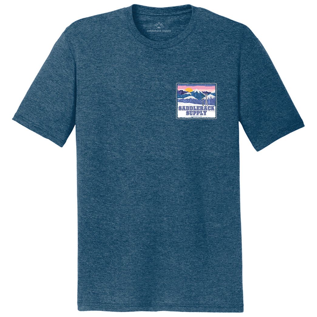 Saddleback Snowy Peaks Lightweight Tee - Angler's Pro Tackle & Outdoors