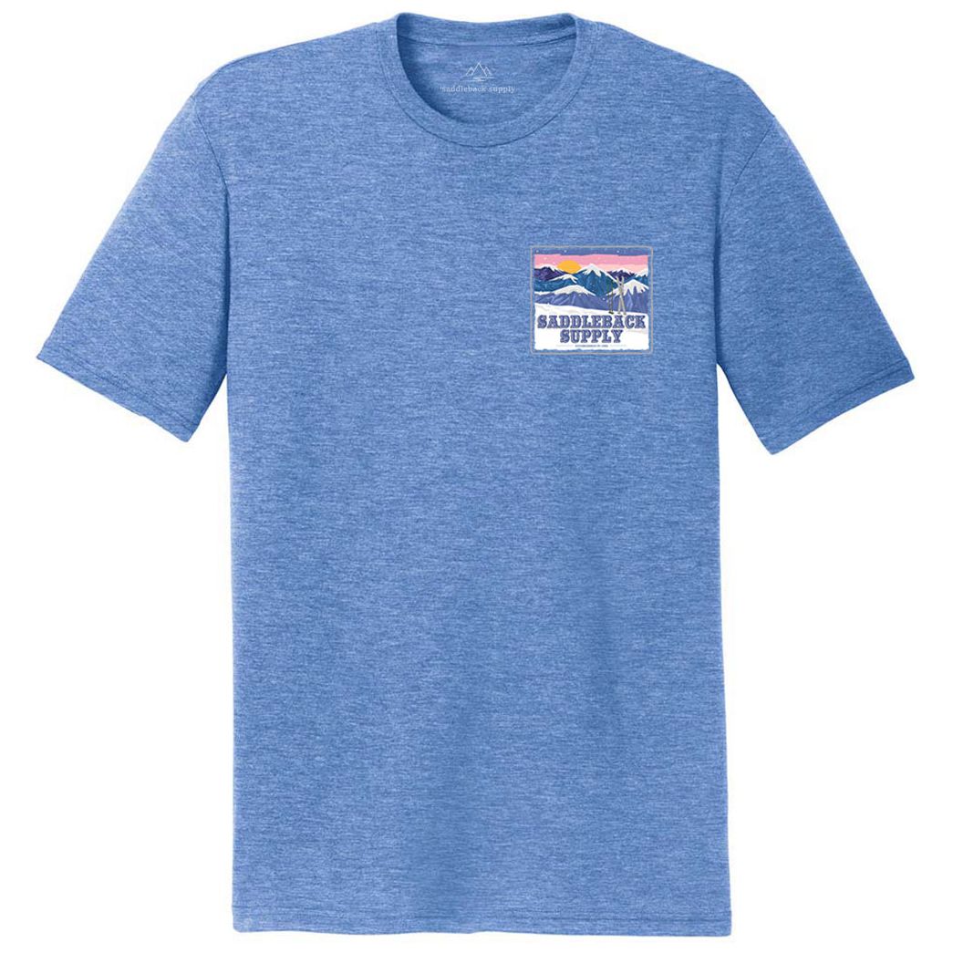 Saddleback Snowy Peaks Lightweight Tee - Angler's Pro Tackle & Outdoors