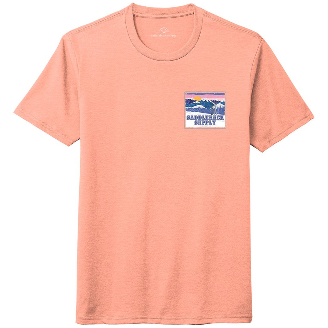 Saddleback Snowy Peaks Lightweight Tee - Angler's Pro Tackle & Outdoors