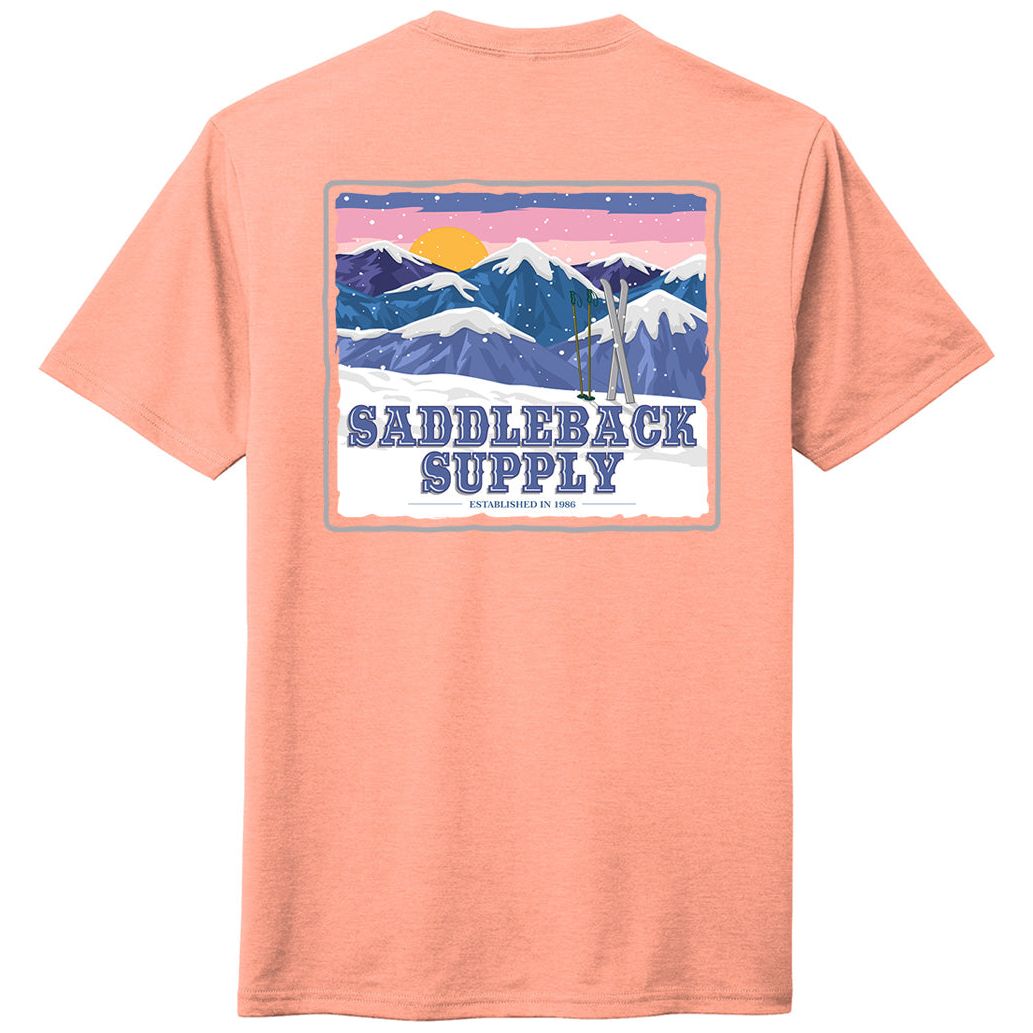 Saddleback Snowy Peaks Lightweight Tee - Angler's Pro Tackle & Outdoors