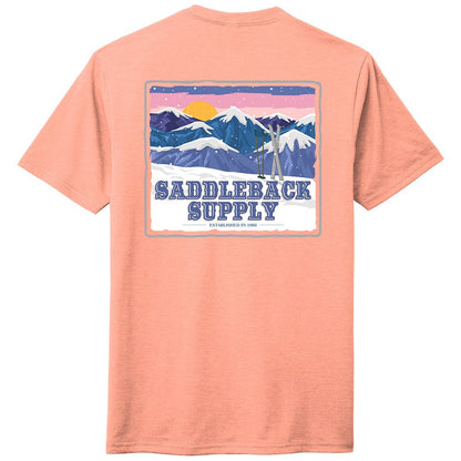 Saddleback Snowy Peaks Lightweight Tee - Angler's Pro Tackle & Outdoors