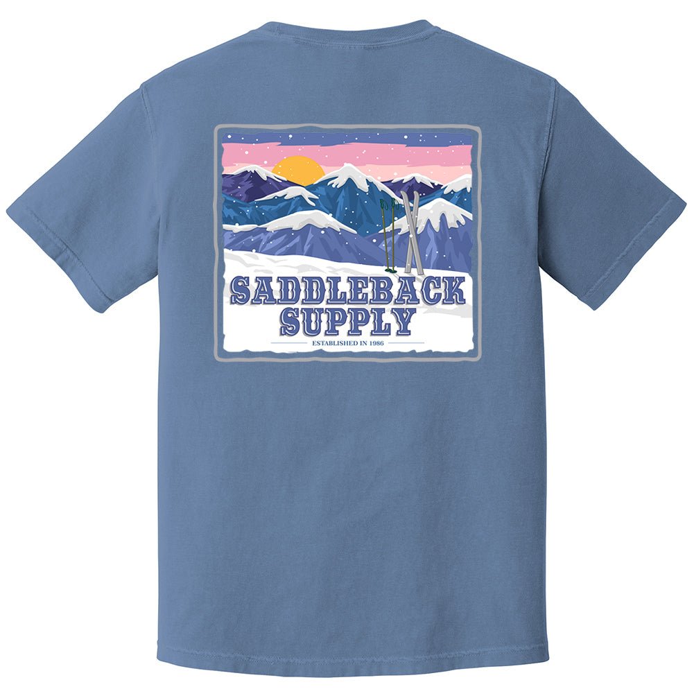 Saddleback Snowy Peaks Pigment Tee - Angler's Pro Tackle & Outdoors