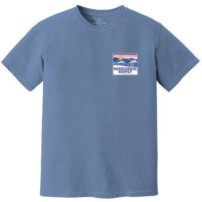 Saddleback Snowy Peaks Pigment Tee - Angler's Pro Tackle & Outdoors