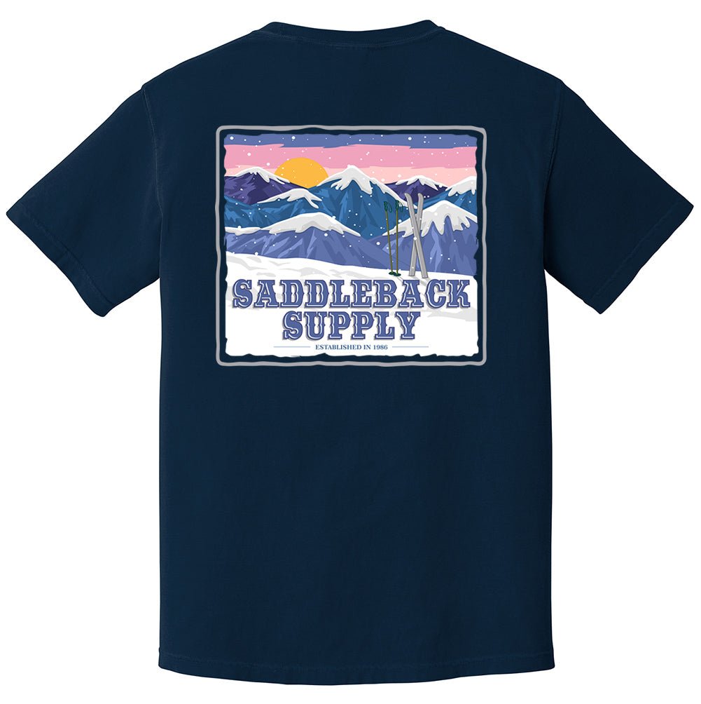 Saddleback Snowy Peaks Pigment Tee - Angler's Pro Tackle & Outdoors