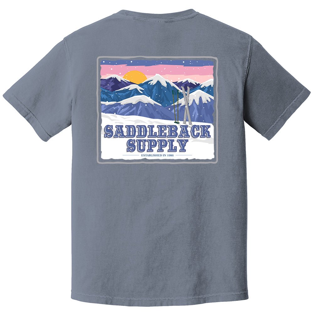 Saddleback Snowy Peaks Pigment Tee - Angler's Pro Tackle & Outdoors