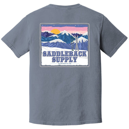 Saddleback Snowy Peaks Pigment Tee - Angler's Pro Tackle & Outdoors